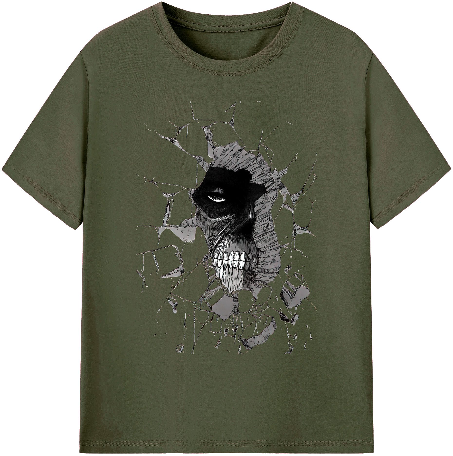 （画像用） 進撃の巨人 Attack on Titan 綿100％ メンズ半袖Tシャツ｜肌触りやわらか＆通気性